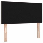 Tête de lit vidaXL Bouton capitonné Marron foncé 80 cm Tissu