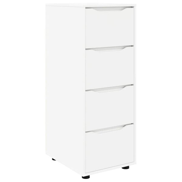 vidaXL Armoire de rangement Blanc 40 x 48 x 105 cm Bois d'ingénierie