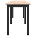 vidaXL banc Naturel 160 x 35 x 45 cm Bois de pin massif