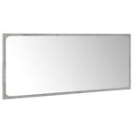 vidaXL Ensemble de meubles de salle de bain 5 Pièces gris béton