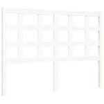 vidaXL Cadre de lit sans matelas blanc 120x200 cm bois de pin massif