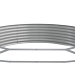 vidaXL Lit surélevé de jardin Acier enduit de poudre Anthracite