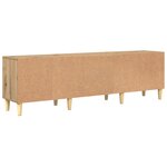 vidaXL Meuble TV chêne artisanal 150 x 30 x 45 cm Bois d'ingénierie