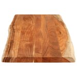 vidaXL Dessus de table 140x60x3 8cm rectangulaire bois massif d'acacia