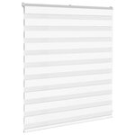 vidaXL Store zèbre blanc 135x100 cm largeur du tissu 130 9cm polyester