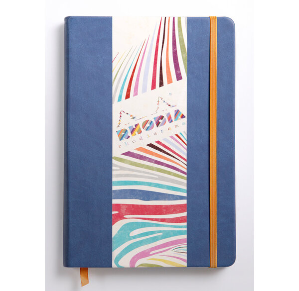 RHODIARAMA-Webnotebook A5 SAPHIR 192p LIG pap ivoire 90g ferm. élast. RHODIA