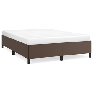 vidaXL Cadre de lit sans matelas marron 140x200 cm similicuir