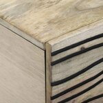 vidaXL Table basse Beige et Noir 100 x 54 x 40 cm
