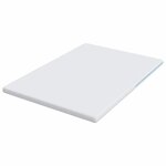 vidaXL Surmatelas Blanc 140 x 200 cm Mousse à mémoire de gel