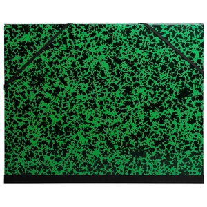 Carton À Dessin Annonay Avec Élastiques 28x38 Cm - Pour Format B4 - Vert - X 10 - Exacompta
