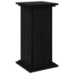 vidaXL Support d'affichage avec stockage Chêne noir 31 x 30 x 60 cm