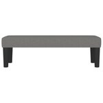 Banc banquette 100 x 30 x 30 cm tissu gris foncé 02_0010540