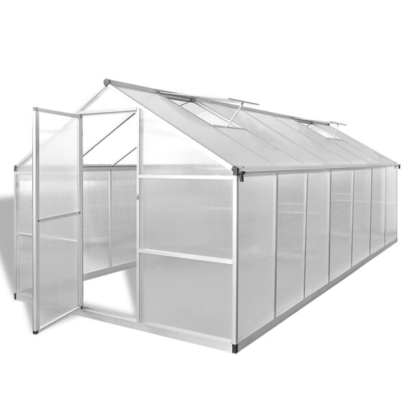 vidaXL Serre Aluminium renforcé 10 53 m²