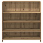 vidaXL Bureau réception chêne artisanal 100x50x103 5cm bois ingénierie