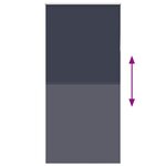 vidaXL Store enrouleur occultant largeur du tissu 105 7 cm polyester