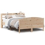 vidaXL Cadre de lit sans matelas 160x200 cm bois massif de pin