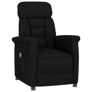 vidaXL Chaise de massage Noir 70.5 x 96.5 x 95 cm Faux cuir