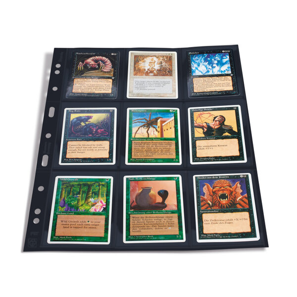 Recharges noires Grande pour cartes de jeux  cartes Pokémon.