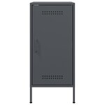 vidaXL Buffet anthracite 36x39x79 cm acier