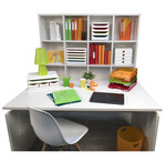 Porte-revues Mag-cube Office - Blanc - X 6 - Exacompta