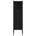 vidaXL Cabinet de salle de bain Chêne noir 33 x 33 x 120 5 cm