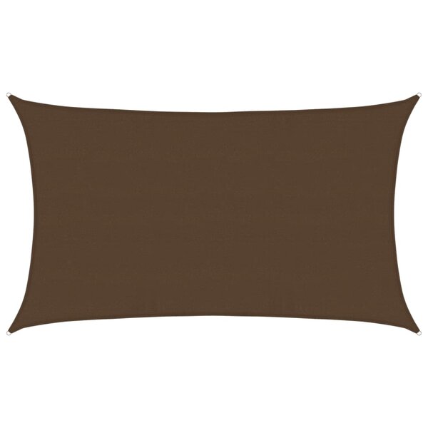 vidaXL Voile d'ombrage 160 g/m² Marron 5x8 m PEHD