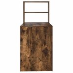 vidaXL Bureau Chêne fumé 113 x 54 x 120 cm Bois d'ingénierie