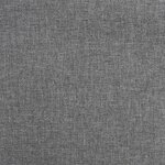 vidaXL Chaise pivotante de bureau Gris clair Tissu