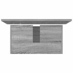 vidaXL Ensemble de meubles de salle de bain 2 Pièces Sonoma gris