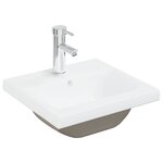 vidaXL Ensemble de meubles de salle de bain 3 Pièces gris béton