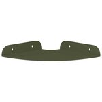 vidaXL Étagère Flottante d'Angle 2 pc Vert olive 15 x 15 x 2 cm