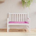 vidaXL Coussin de banc de jardin Rose 100 x 50 x 4 cm Tissu Oxford