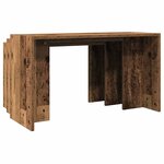 vidaXL Tables gigognes 3 Pièces vieux bois bois d'ingénierie