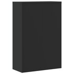 vidaXL Classeur noir 90x40x180 cm acier