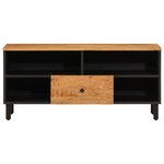 vidaXL Meuble TV 100x33x46 cm bois d'acacia solide