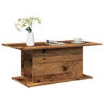vidaXL Table basse vieux bois 102x55 5x40 cm bois d'ingénierie