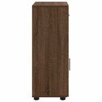 vidaXL Cabinet de salle de bain TULUM Chêne marron 37 x 31.5 x 82 cm