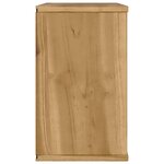 vidaXL Meuble TV avec tiroir ODDA 79x24x40 cm bois massif pin