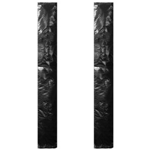 vidaXL Housses de parasol avec fermeture éclair 2 Pièces PE 175 cm