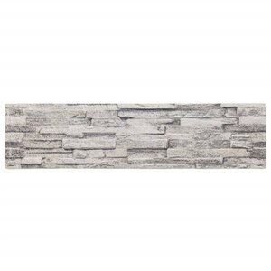 vidaXL Panneaux muraux 3D 14 Pièces gris clair 100x25 cm EPS