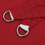 vidaXL Voile de parasol Tissu Oxford carré 2 5x2 5 m rouge