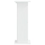 vidaXL Support de Plante 2 pc Blanc 30 5 x 30 x 80 5 cm
