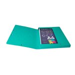 Boite De Classement Exabox Dos 25mm Carte Lustrée - A4 - Vert - X 8 - Exacompta