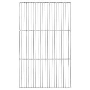 Grille de barbecue vidaXL avec poignées rectangulaires 67x40 cm en inox 304