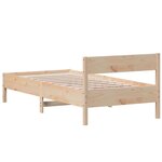 vidaXL Cadre de lit sans matelas 100x200 cm bois massif de pin