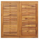 vidaXL Ensemble de salle à manger pour jardin 5 Pièces Gris