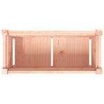 vidaXL Jardinières 2 Pièces avec pieds bois massif douglas