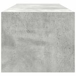 vidaXL Meuble TV Gris béton 100 x 31 x 25.5 cm Bois d'ingénierie