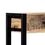 vidaXL Table console 90 x 30 x 75 cm Bois de manguier massif