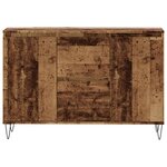 vidaXL Buffet vieux bois 104x35x70 cm bois d’ingénierie